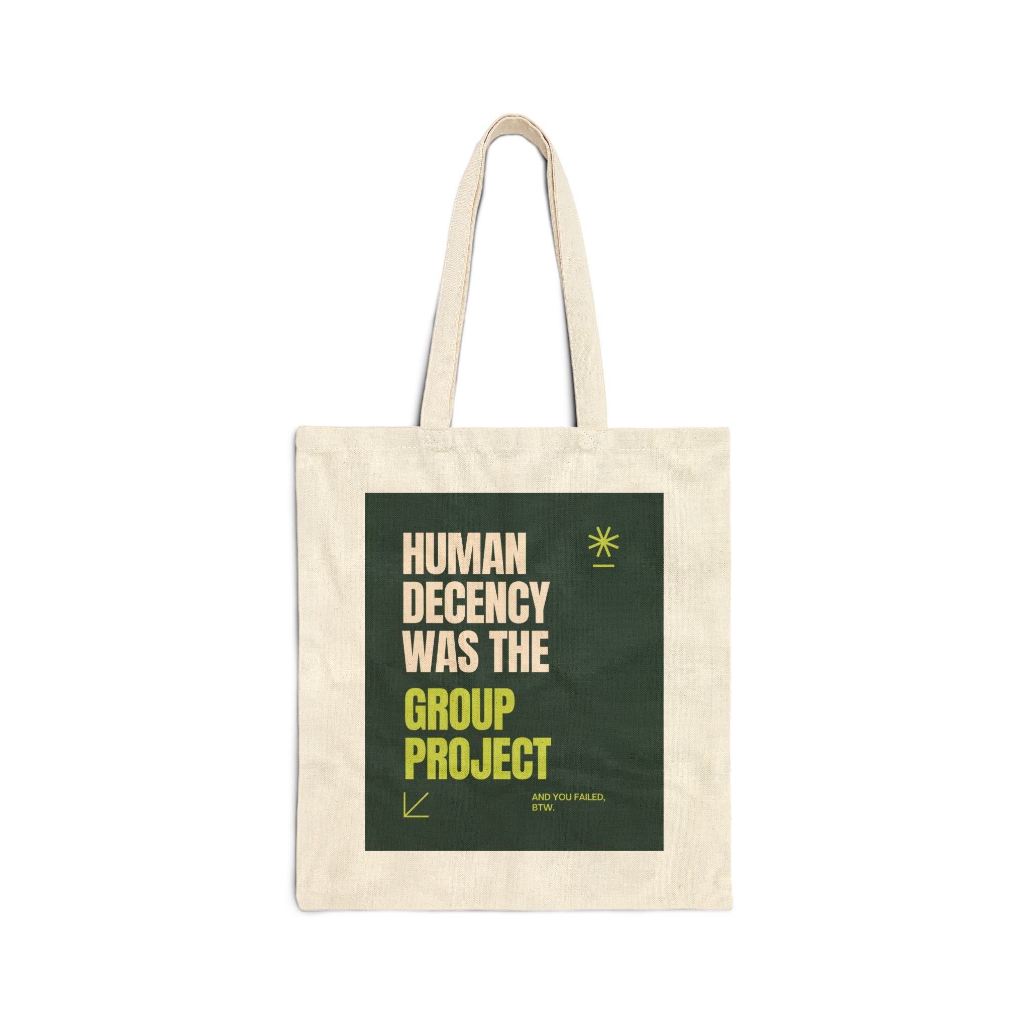 Cotton Canvas Tote Bag
