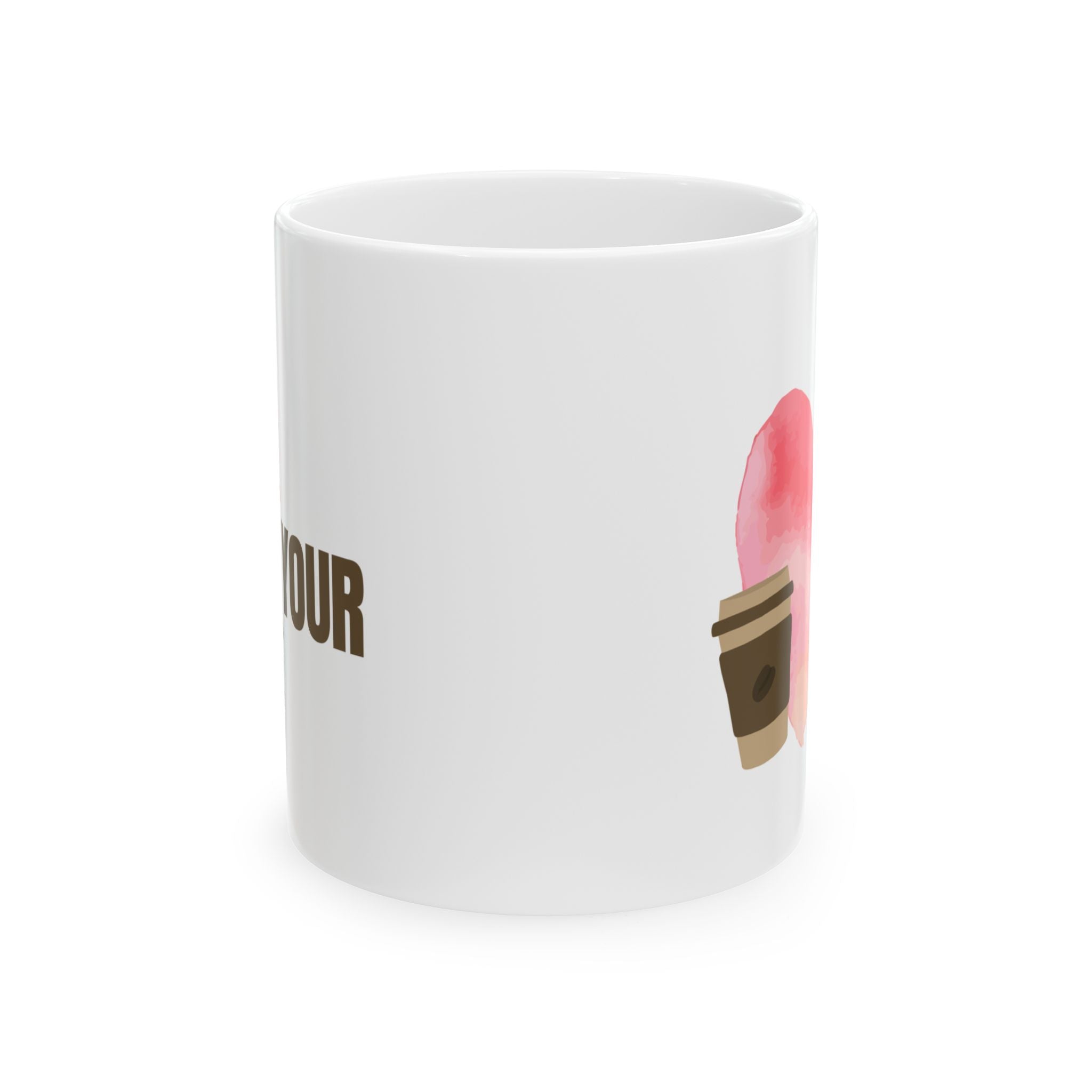 Coffee Mug – Love Is Brewing Funny Romantic Ceramic Coffee Cup (11oz/15oz)