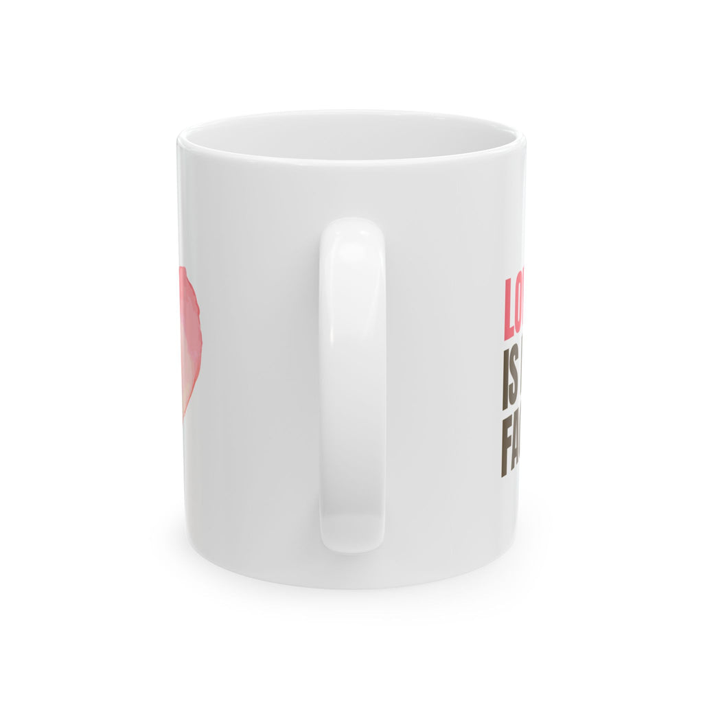 Coffee Mug – Love Is Brewing Funny Romantic Ceramic Coffee Cup (11oz/15oz)