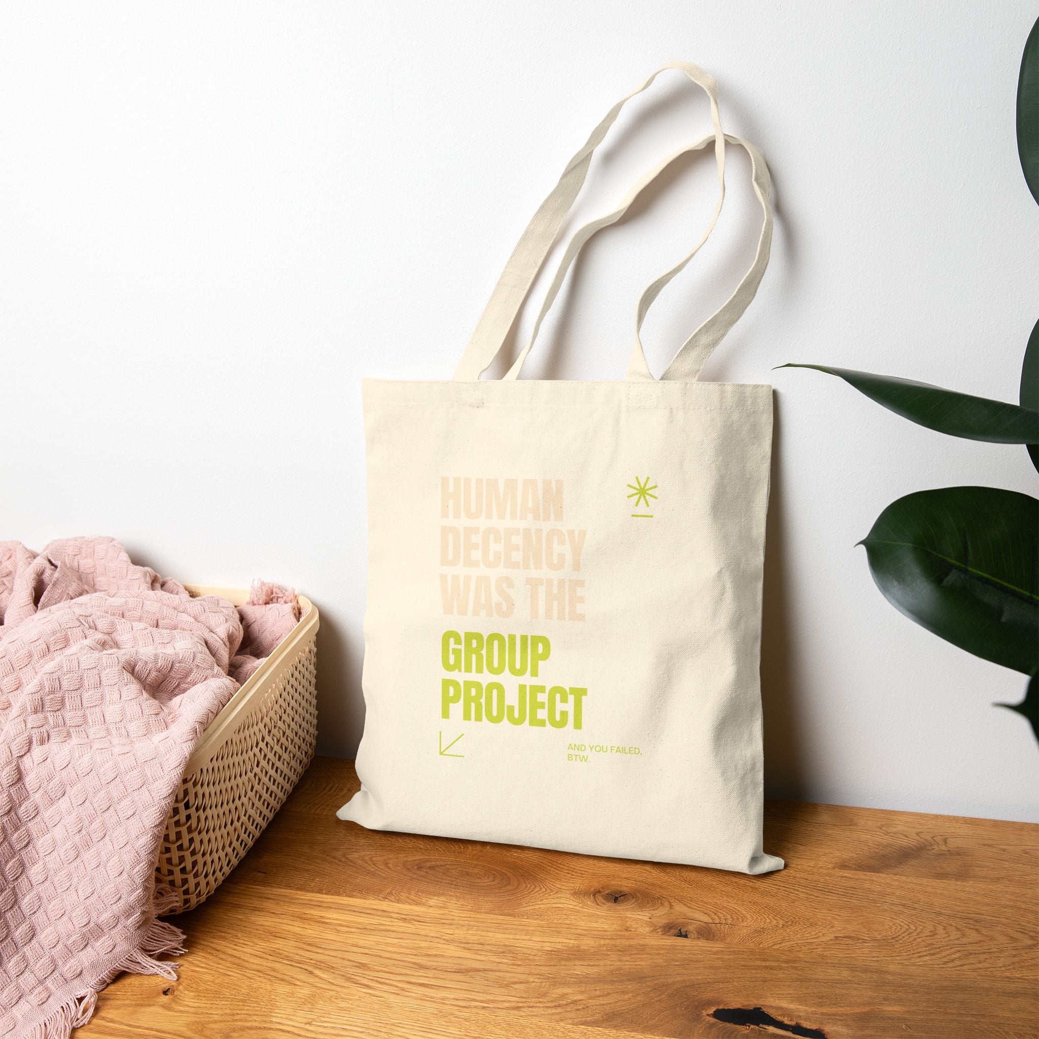 Cotton Canvas Tote Bag