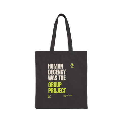 Cotton Canvas Tote Bag
