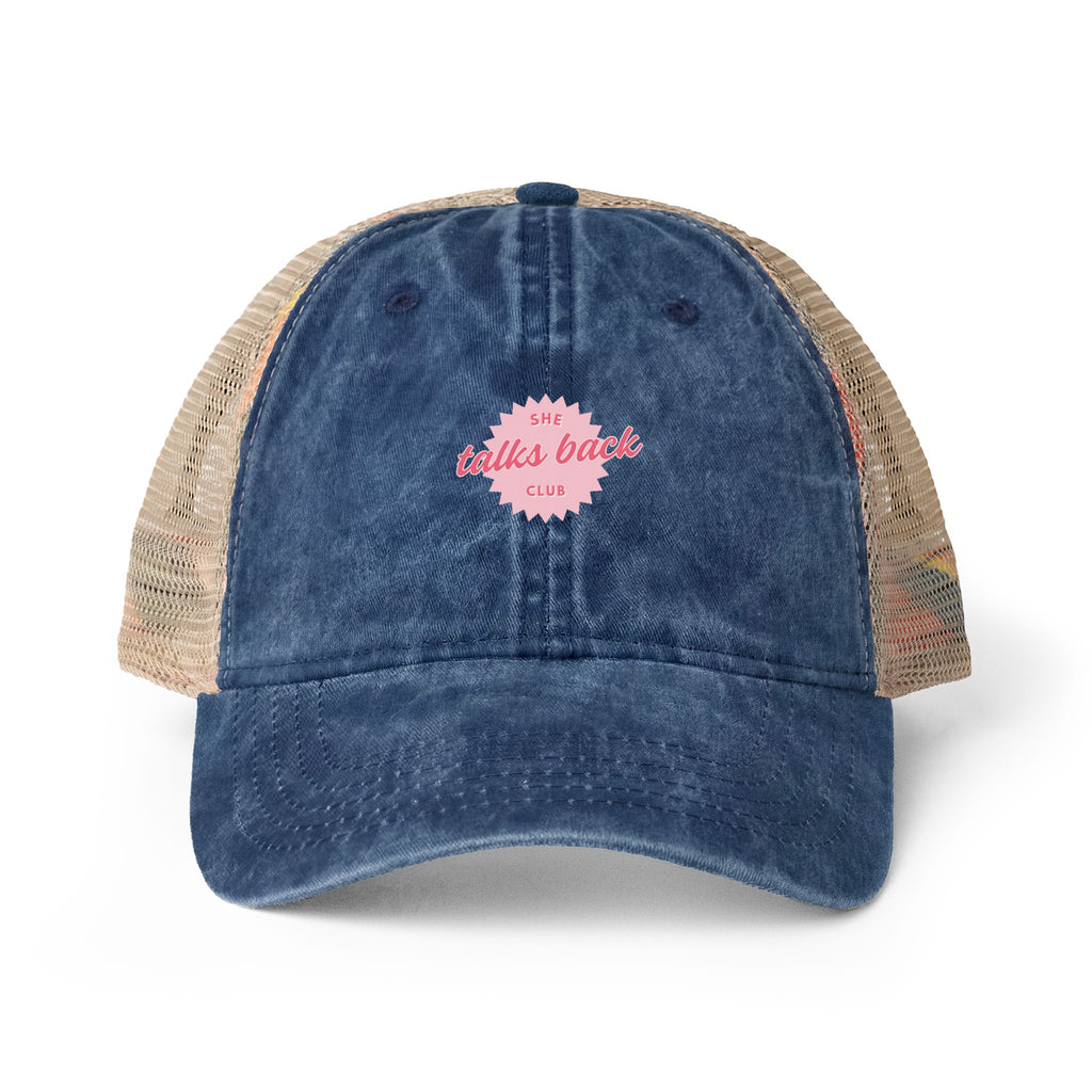 Women's Washed Mesh-Back Cap
