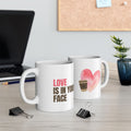 Coffee Mug – Love Is Brewing Funny Romantic Ceramic Coffee Cup (11oz/15oz)